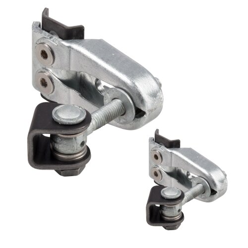 LOCINOX® navárací pánt 180° pre krídlové bránky, závit M12, regulovateľný 4D, zvýšená bezbečnosť, pozink